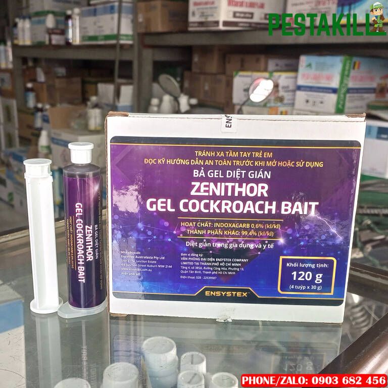 Zenithor Gel Cockroach bait - Thuốc diệt gián sinh học