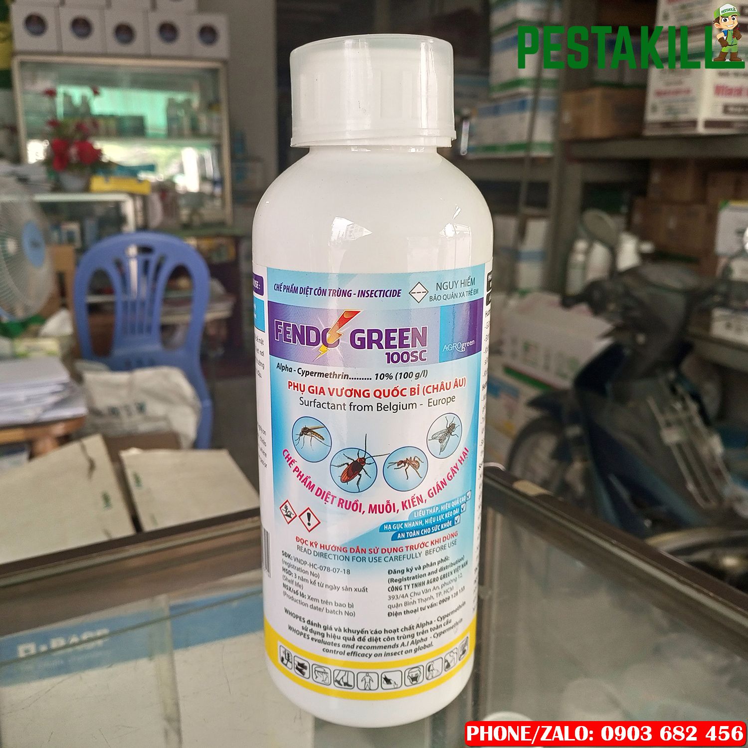 Thuốc diệt côn trùng Fendo Green 100SC chính hãng