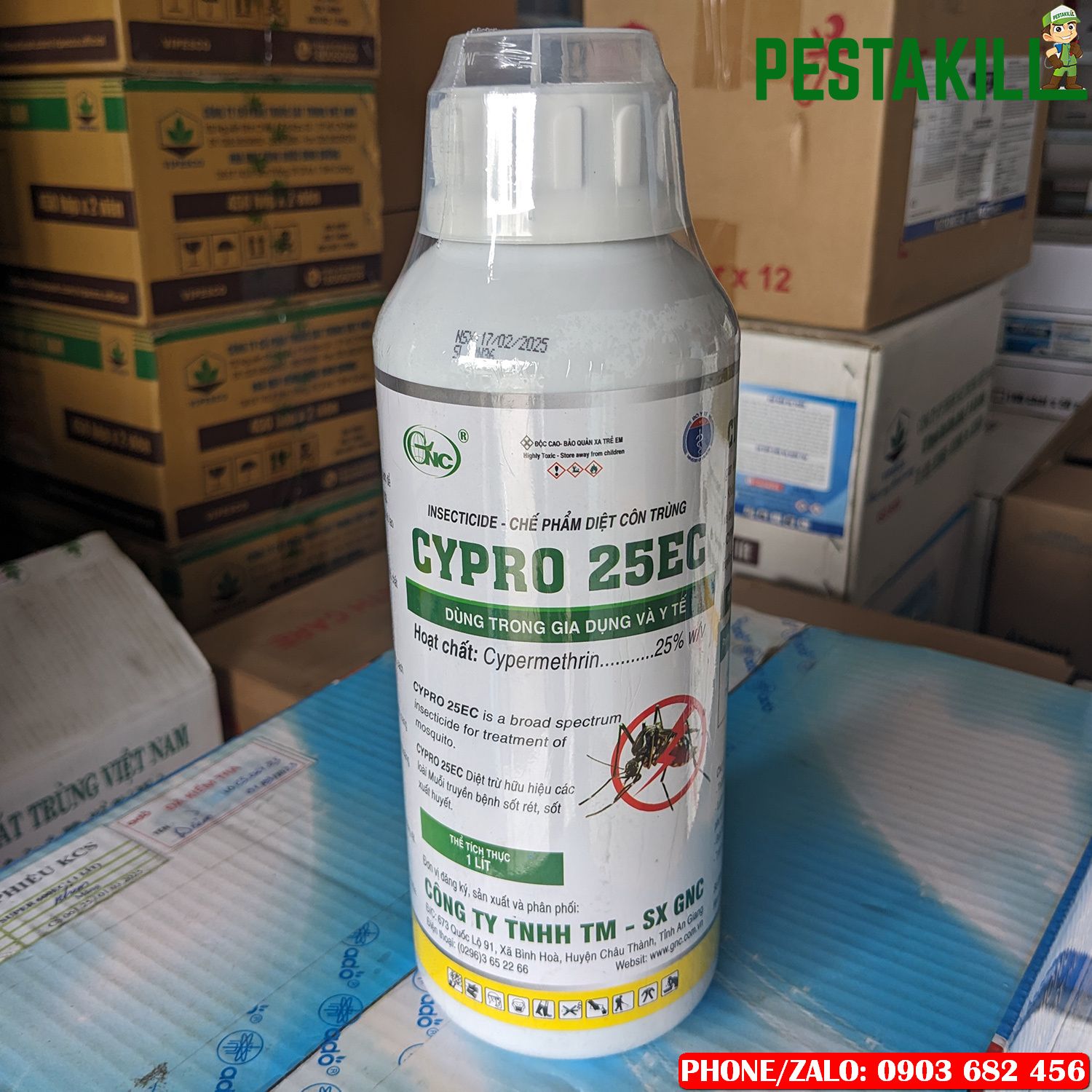 thuốc diệt muỗi Cypro 25EC chính hãng