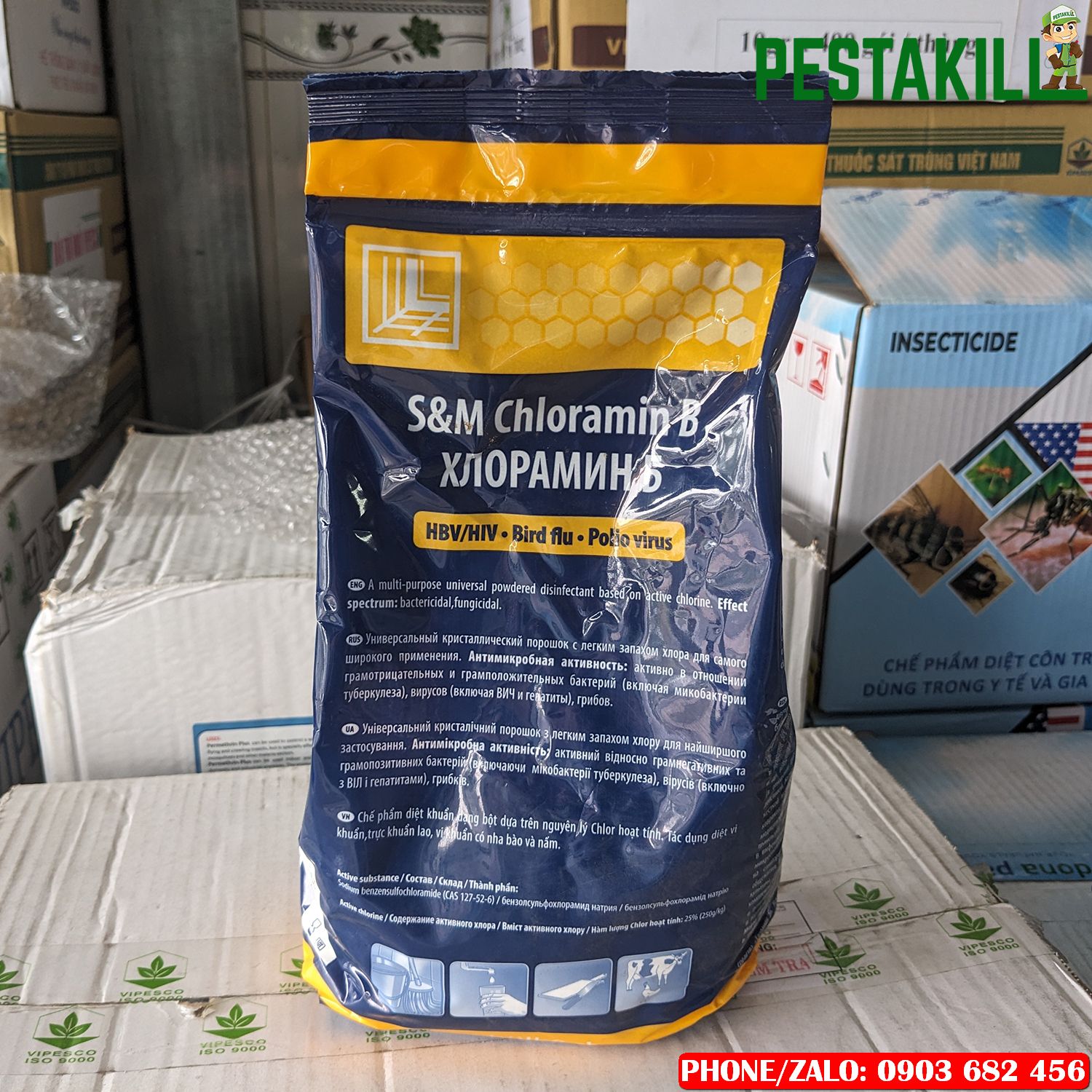 Thuốc khử trùng diệt khuẩn SM Cloramin B