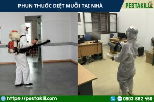 phun thuốc muỗi tại nhà