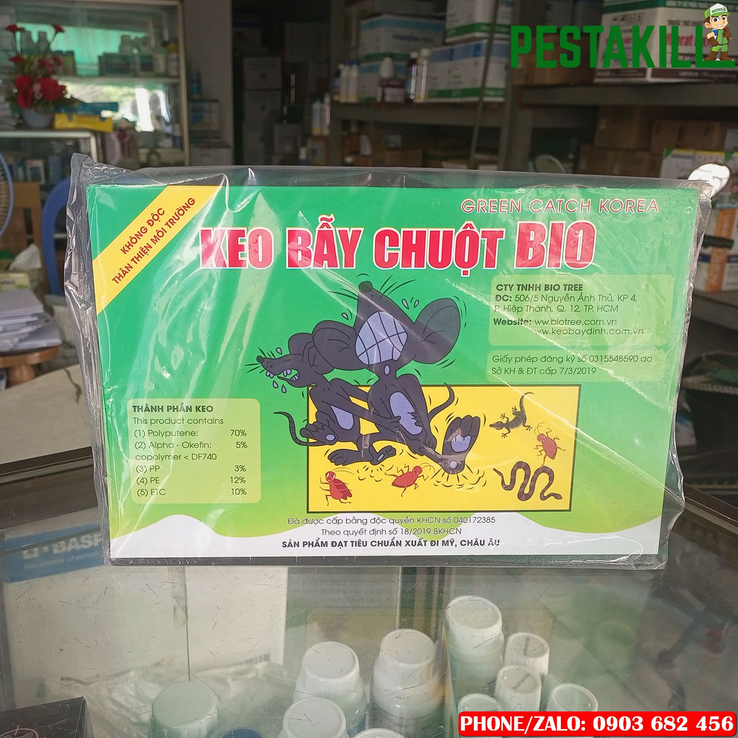 keo bẫy chuột Bio